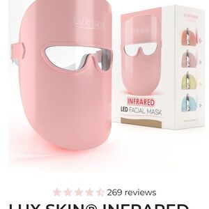 Pink LED Facial Mask. UNOPENED-SEALED WITH ORIGINAL PACKAGING